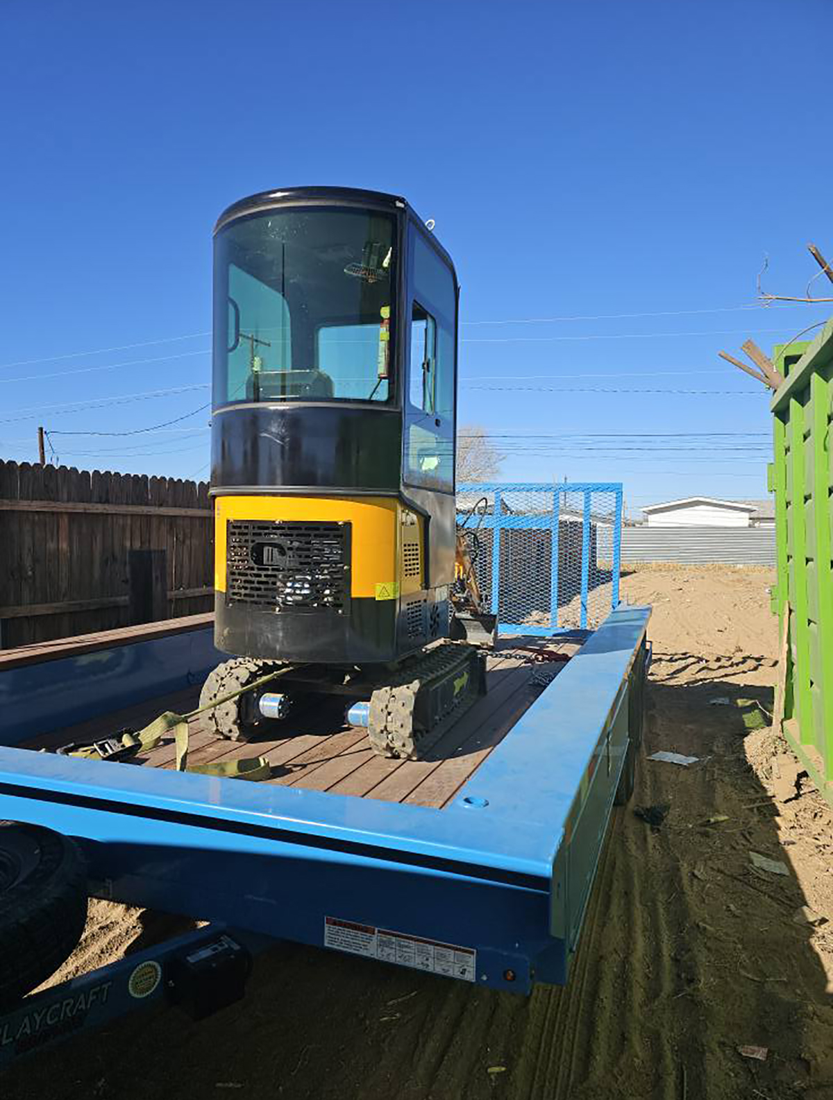 Clean Cans Mini Excavator